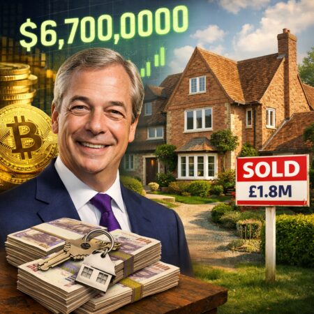 Farage Uses $6.7m Crypto Gift To Buy $1.8m Uk Home