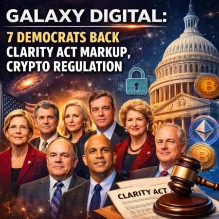 Galaxy Digital: 7 Democrats Back Clarity Act Markup, Crypto Regulation