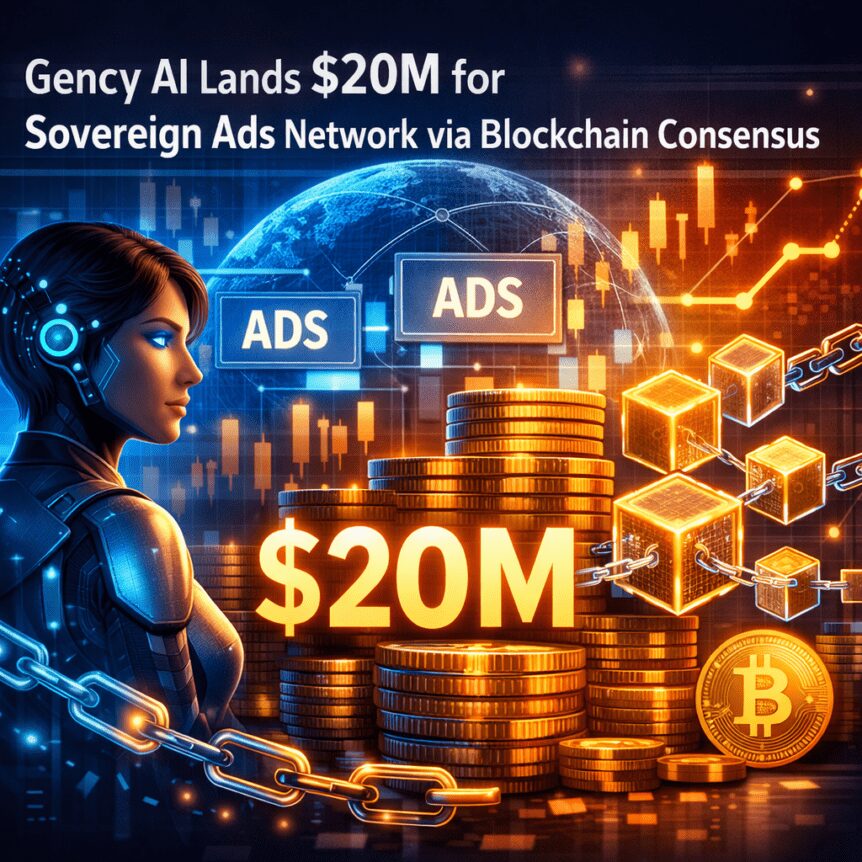 Gency AI lands $20M for sovereign ads network via blockchain consensus