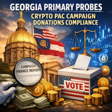 Georgia Primary Probes Crypto Pac Campaign Donations Compliance