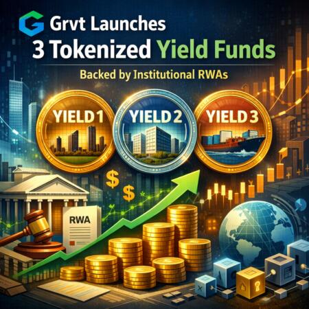 Grvt Launches 3 Tokenized Yield Funds Backed By Institutional Rwas