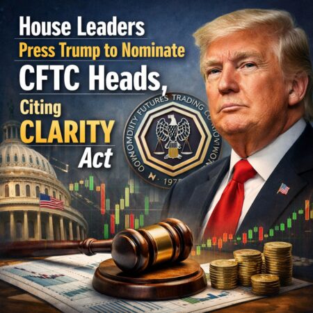 House Leaders Press Trump To Nominate Cftc Heads, Citing Clarity Act