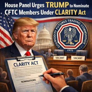 House Panel Urges Trump To Nominate Cftc Members Under Clarity Act
