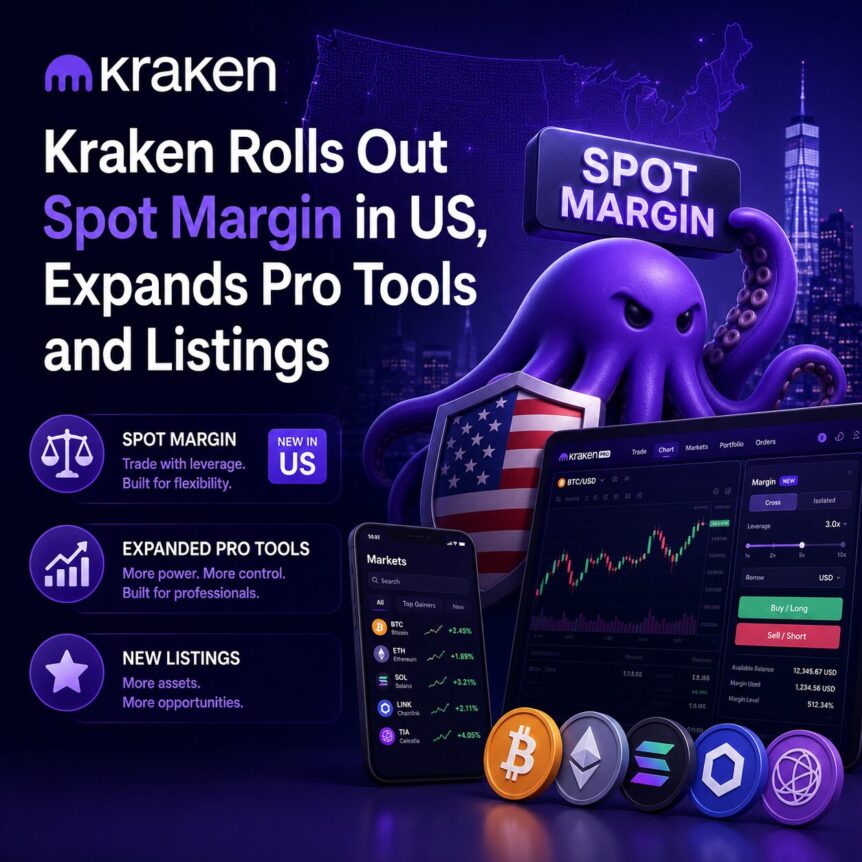 Kraken Rolls Out Spot Margin In Us, Expands Pro Tools And Listings