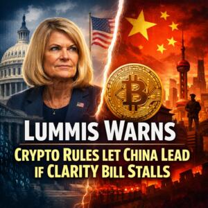 Lummis Warns Crypto Rules Let China Lead if CLARITY Bill Stalls Lummis Warns Crypto Rules Let China Lead If Clarity Bill Stalls
