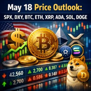 May 18 Price Outlook: SPX, DXY, BTC, ETH, XRP, ADA, SOL, DOGE May 18 Price Outlook: Spx, Dxy, Btc, Eth, Xrp, Ada, Sol, Doge