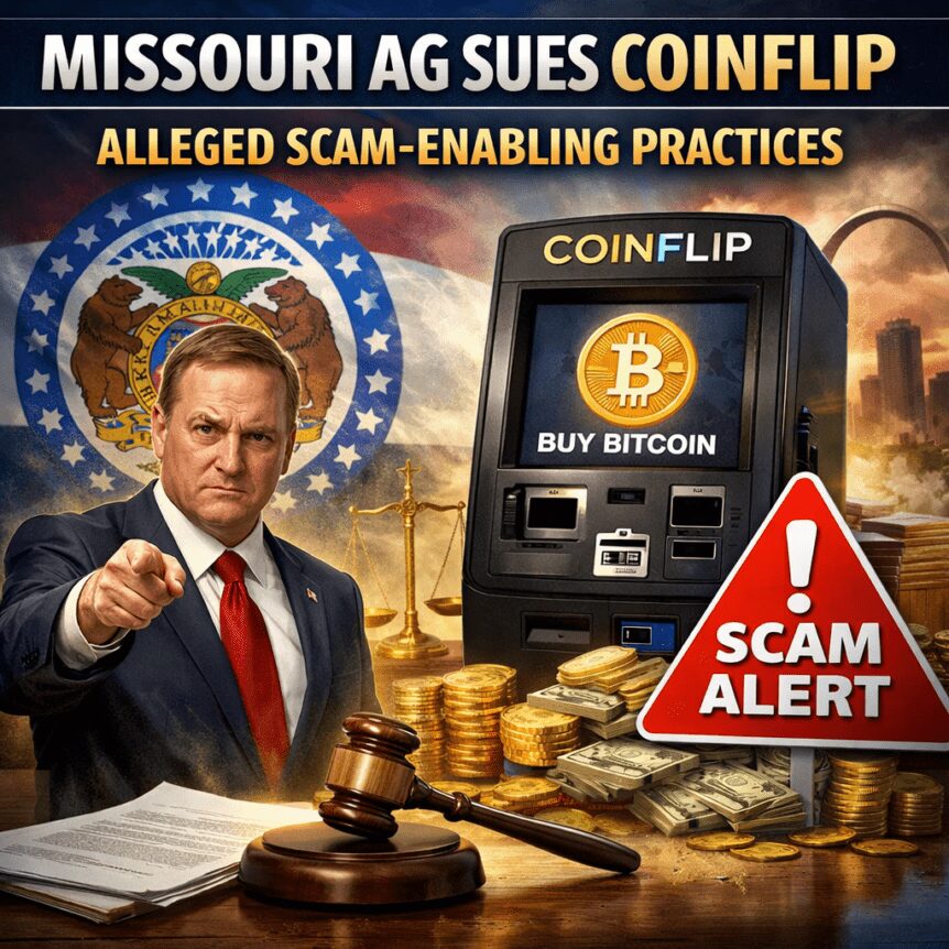 Missouri AG Sues CoinFlip for Alleged Scam-Enabling Practices Missouri Ag Sues Coinflip For Alleged Scam-Enabling Practices