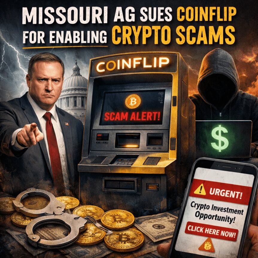 Missouri AG Sues CoinFlip for Enabling Crypto Scams Missouri Ag Sues Coinflip For Enabling Crypto Scams