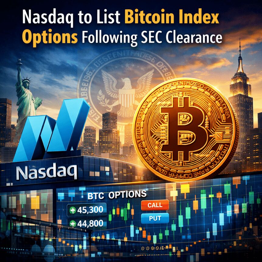 Nasdaq To List Bitcoin Index Options Following Sec Clearance