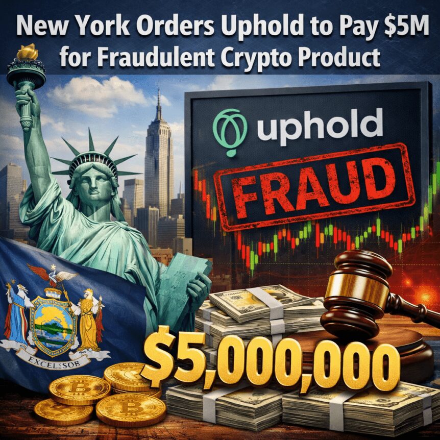 New York Orders Uphold To Pay $5m For Fraudulent Crypto Product