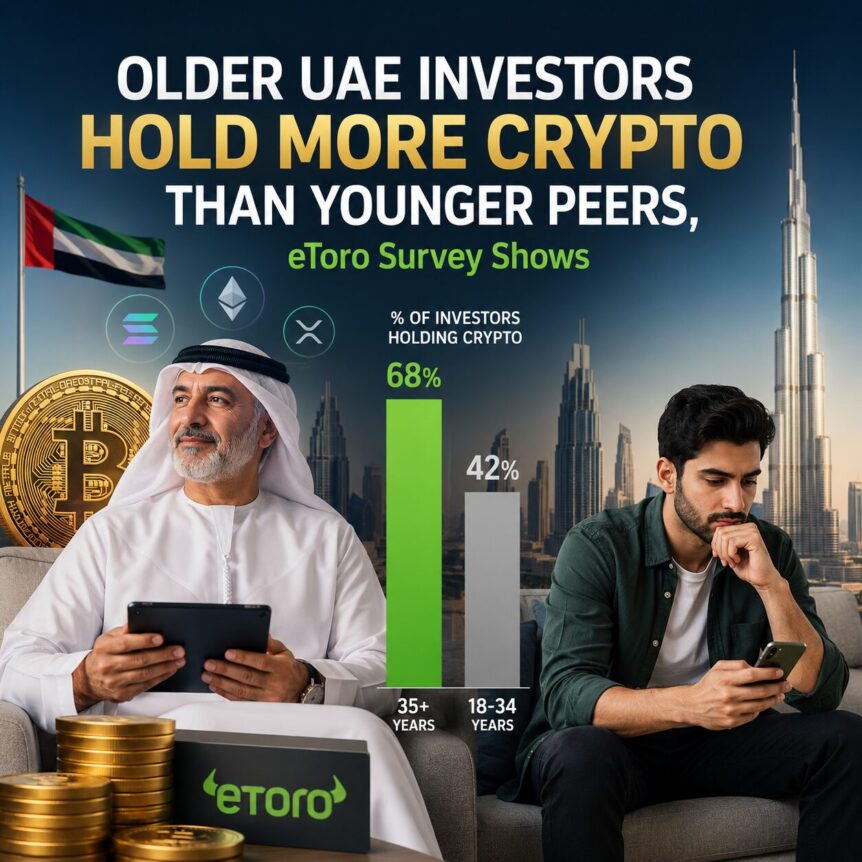 Older UAE Investors Hold More Crypto Than Younger Peers, eToro Survey Shows Older Uae Investors Hold More Crypto Than Younger Peers, Etoro Survey Shows