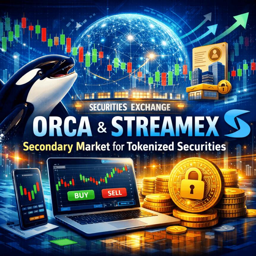 Orca, Streamex Launch Secondary Market for Tokenized Securities Orca, Streamex Launch Secondary Market For Tokenized Securities