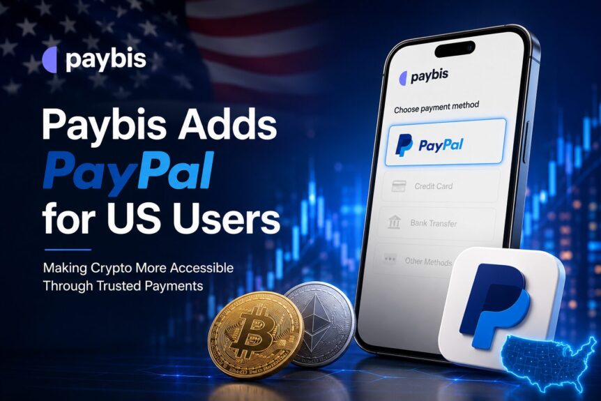 Paybis Adds Paypal To Us Checkout As Crypto Platforms Shift Focus Toward Mainstream Accessibility