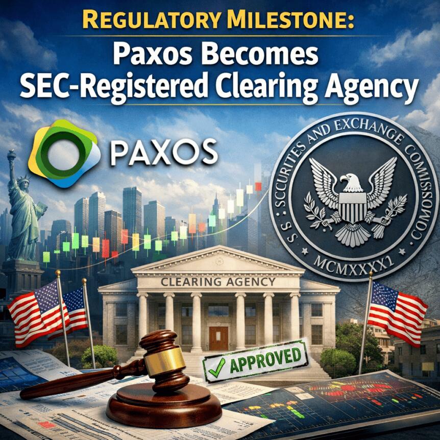 Regulatory Milestone: Paxos Becomes Sec-Registered Clearing Agency