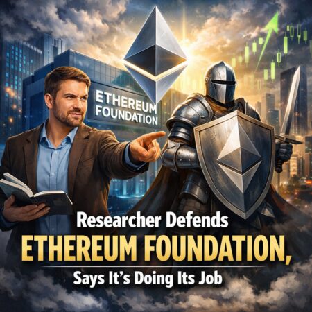 Researcher Defends Ethereum Foundation, Says It’s Doing Its Job Researcher Defends Ethereum Foundation, Says It's Doing Its Job