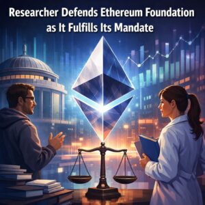 Researcher Defends Ethereum Foundation as It Fulfills Its Mandate Researcher Defends Ethereum Foundation As It Fulfills Its Mandate