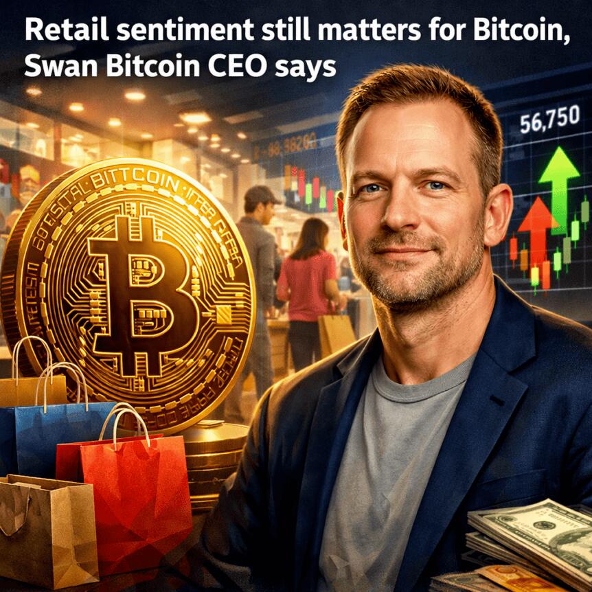 Retail sentiment still matters for Bitcoin, Swan Bitcoin CEO says Retail Sentiment Still Matters For Bitcoin, Swan Bitcoin Ceo Says