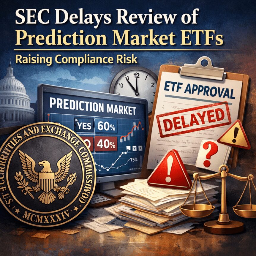 Sec Delays Review Of Prediction Market Etfs, Raising Compliance Risk