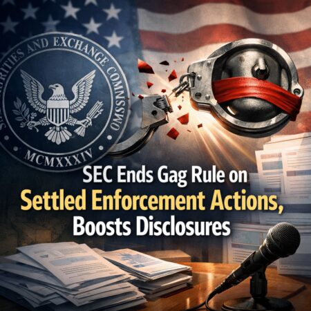 Sec Ends Gag Rule On Settled Enforcement Actions, Boosts Disclosures