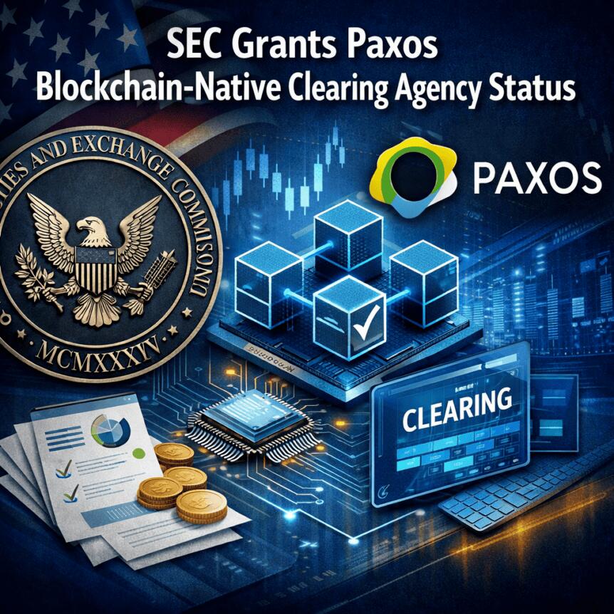 La SEC accorde à Paxos le statut d'agence de compensation blockchain native