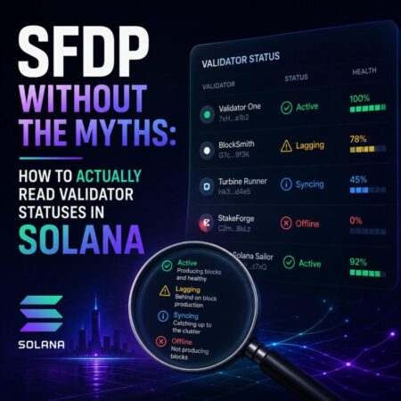 Sfdp Without The Myths: How To Actually Read Validator Statuses In Solana