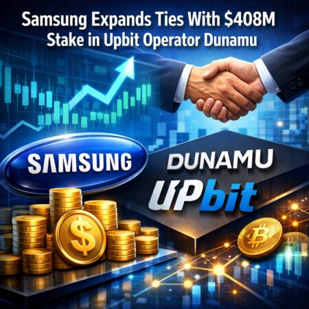 Samsung Expands Ties With $408m Stake In Upbit Operator Dunamu
