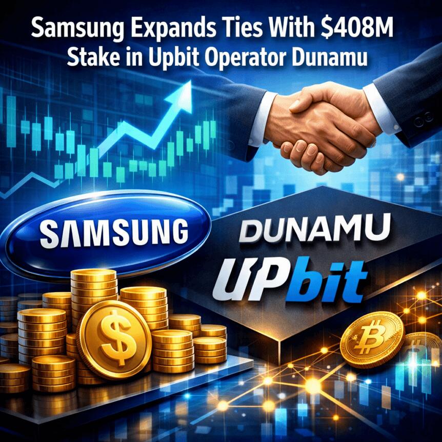 Samsung Expands Ties With $408M Stake in Upbit Operator Dunamu Samsung Expands Ties With $408m Stake In Upbit Operator Dunamu