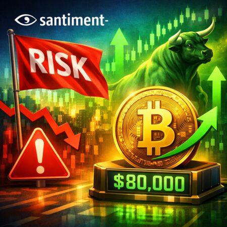 Santiment Flags Risk As Bullish Talk Rises While Btc Holds $80k