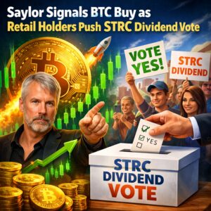 Saylor Signals BTC Buy as Retail Holders Push STRC Dividend Vote Saylor Signals Btc Buy As Retail Holders Push Strc Dividend Vote