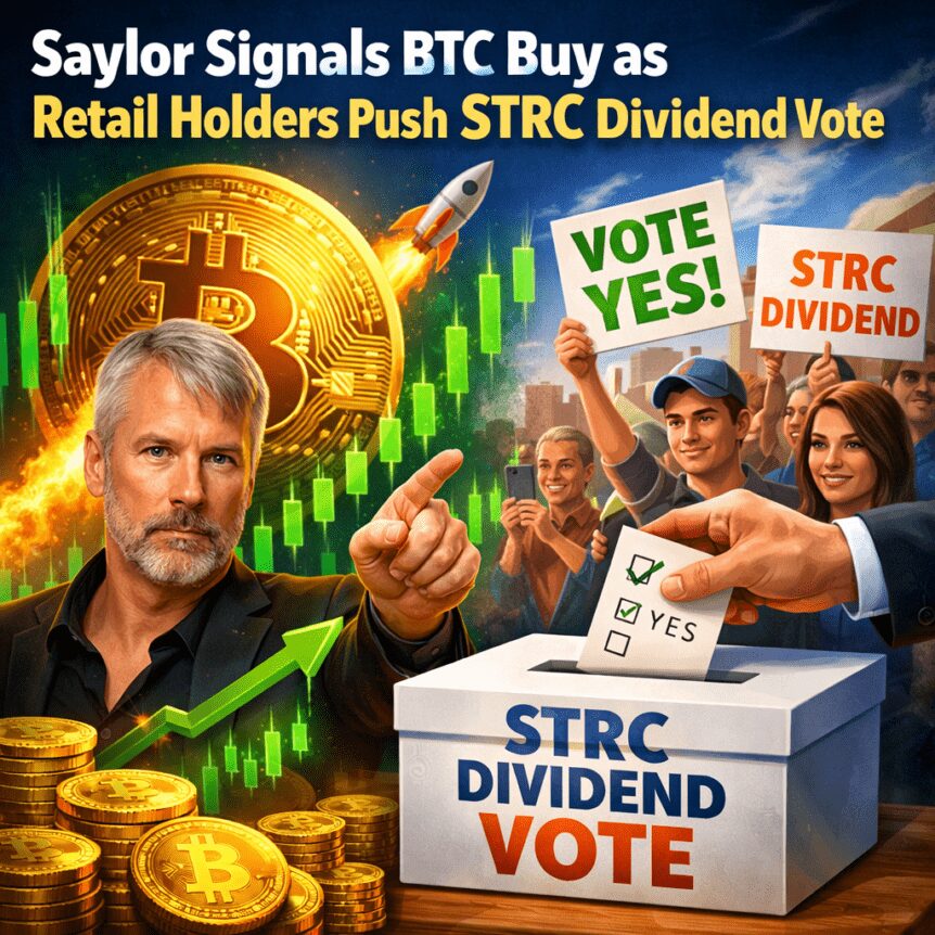 Saylor Signals Btc Buy As Retail Holders Push Strc Dividend Vote