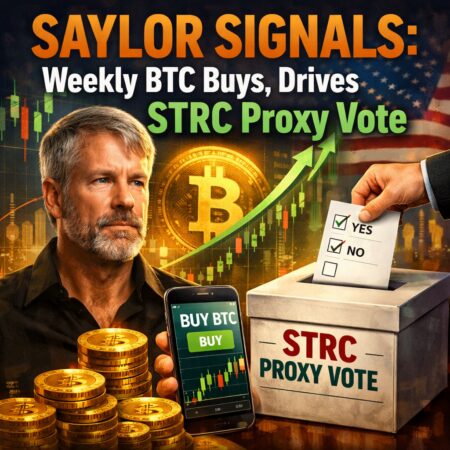 Saylor Signals Weekly Btc Buys, Drives Strc Proxy Vote