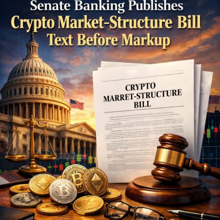 Senate Banking Publishes Crypto Market-Structure Bill Text Before Markup