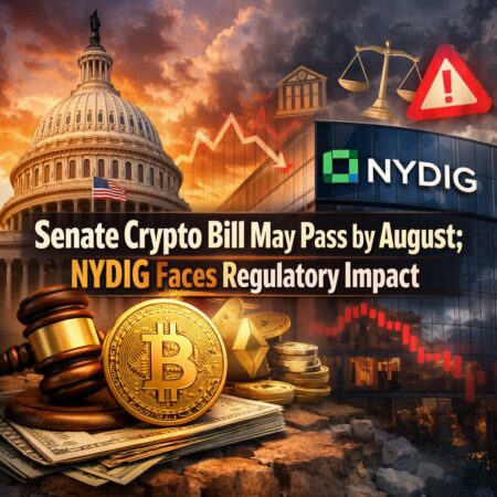Senate Crypto Bill May Pass by August; NYDIG Faces Regulatory Impact Senate Crypto Bill May Pass By August; Nydig Faces Regulatory Impact