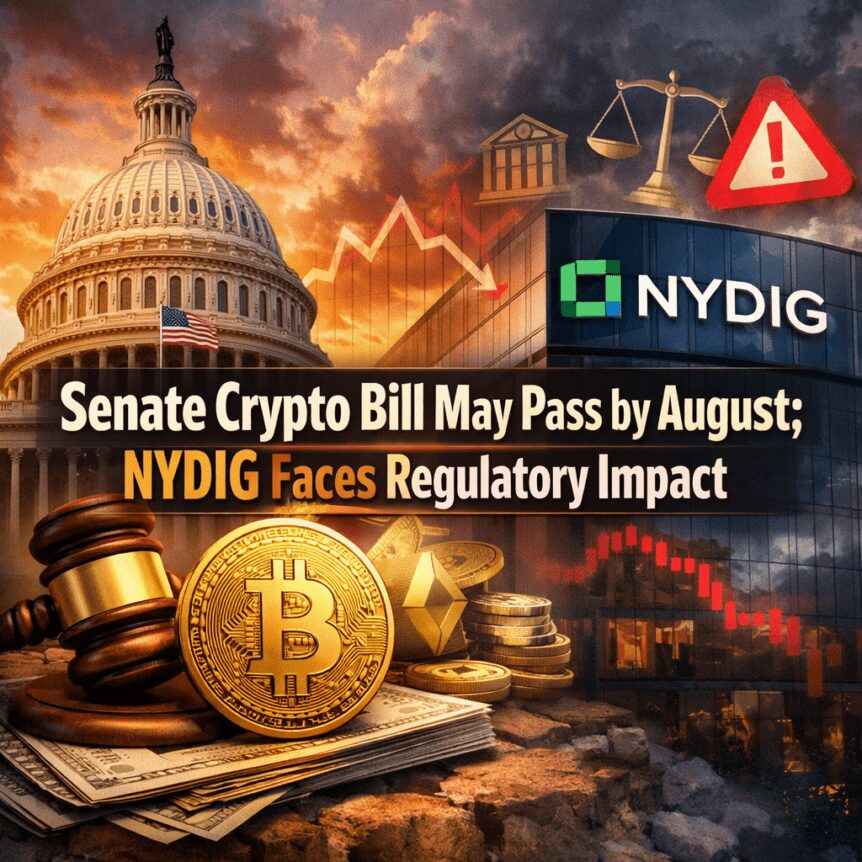 Senate Crypto Bill May Pass By August; Nydig Faces Regulatory Impact