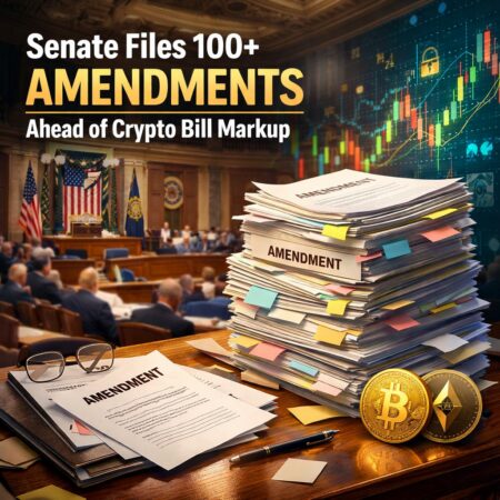 Senate Files 100+ Amendments Ahead Of Crypto Bill Markup
