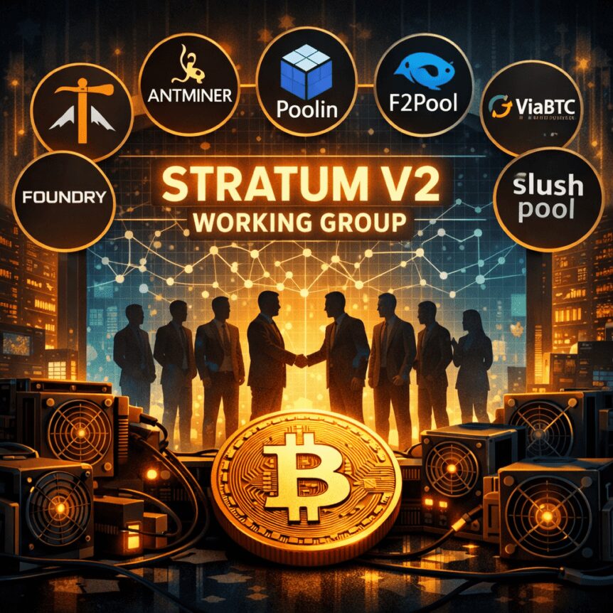 Seven Major Bitcoin Mining Pools Back Stratum V2, Form Working Group