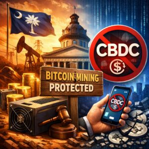 South Carolina Signs Law Protecting Bitcoin Miners, Bans Cbdc Payments