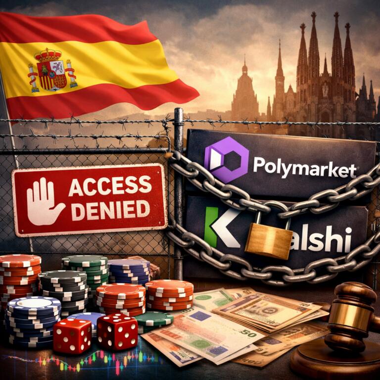 Spain Blocks Polymarket and Kalshi Over Gambling-Law Rules