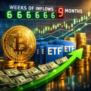Spot Btc Etfs Log 6th Straight Week Of Net Inflows, First In 9 Months