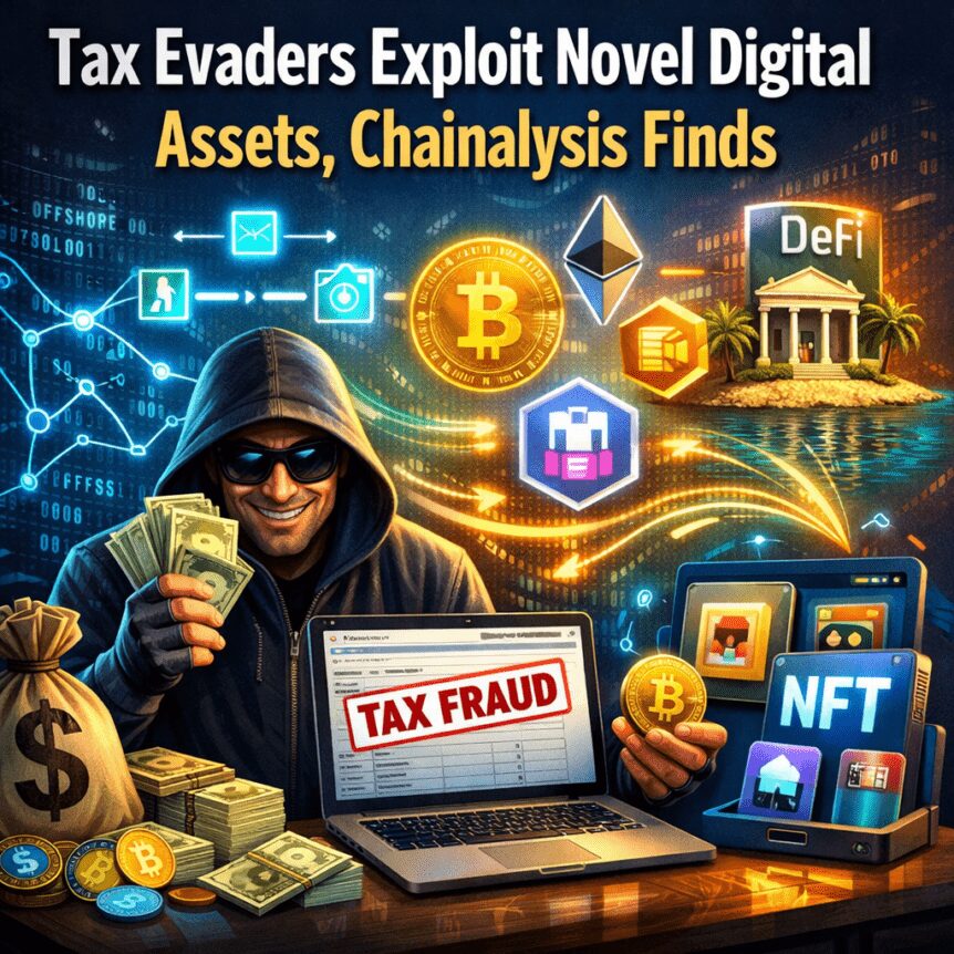 Tax Evaders Exploit Novel Digital Assets, Chainalysis Finds Tax Evaders Exploit Novel Digital Assets, Chainalysis Finds