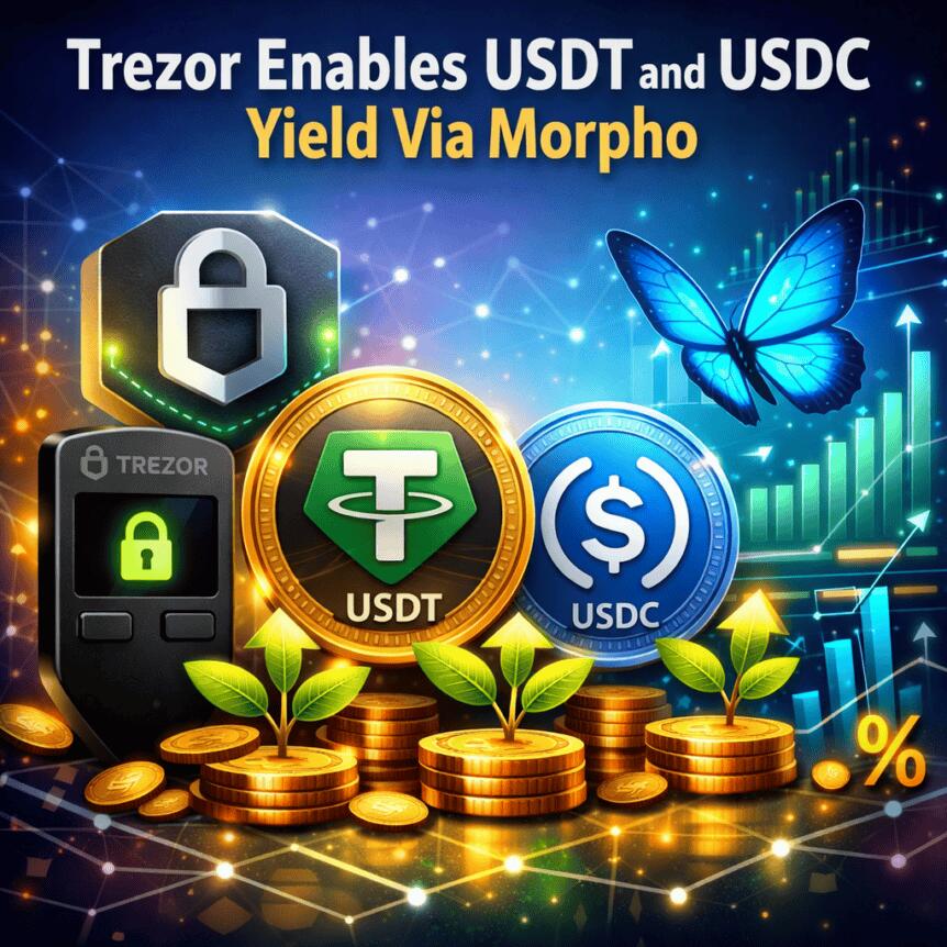 Trezor Enables USDT and USDC Yield Via Morpho Trezor Enables Usdt And Usdc Yield Via Morpho