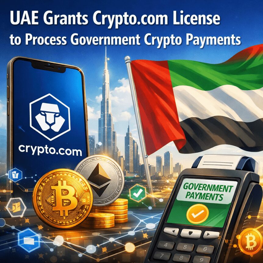 Uae Grants Crypto.com License To Process Government Crypto Payments