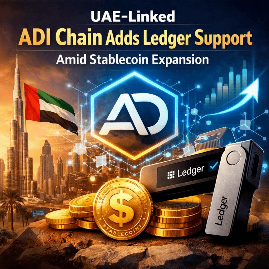 UAE-Linked ADI Chain Adds Ledger Support Amid Stablecoin Expansion Uae-Linked Adi Chain Adds Ledger Support Amid Stablecoin Expansion