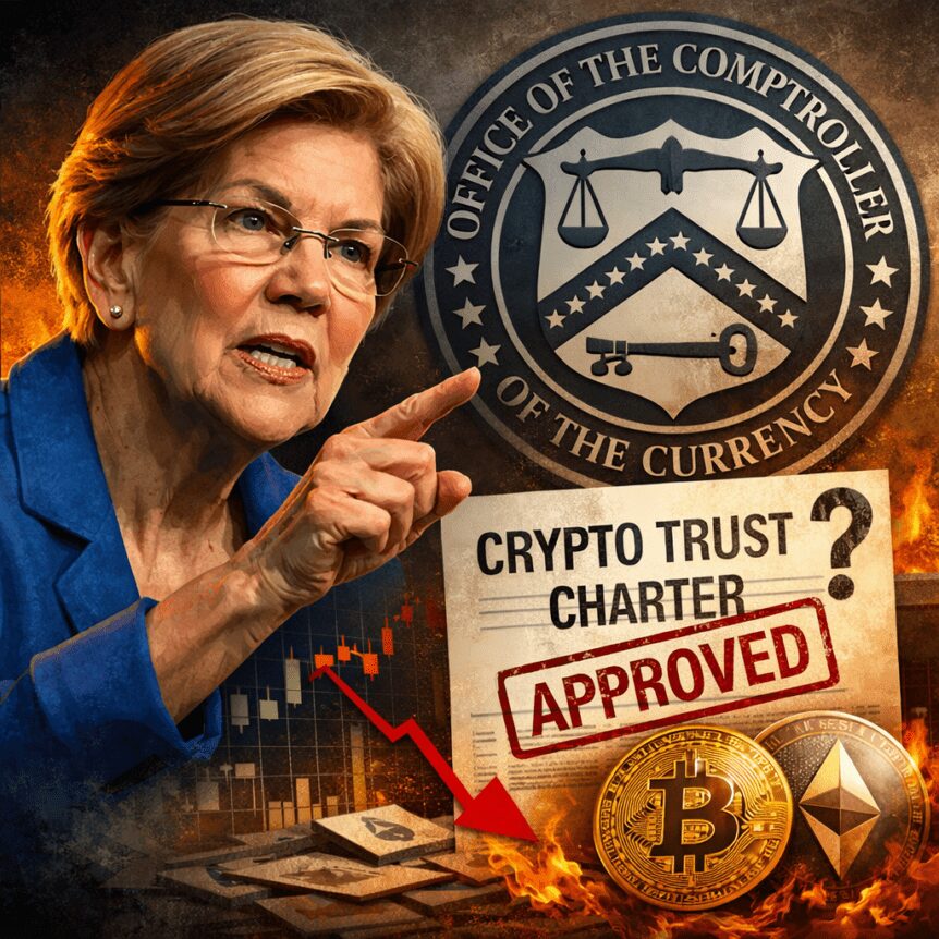 Warren Presses Occ On Approving Ineligible Crypto Trust Charters