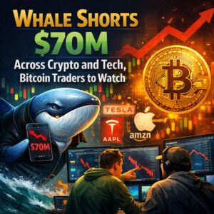Whale Shorts $70M Across Crypto and Tech, Bitcoin Traders to Watch Whale Shorts $70m Across Crypto And Tech, Bitcoin Traders To Watch