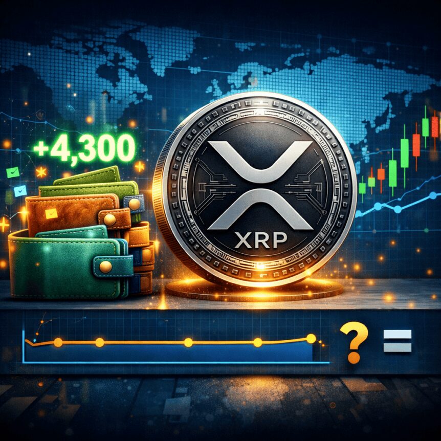 XRP Draws 4,300 New Wallets in 24 Hours as Price Remains Flat