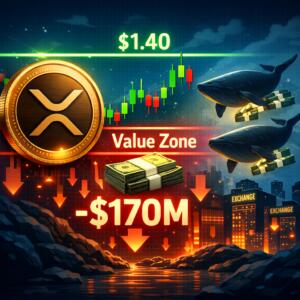 Xrp In Value Zone Near $1.40 As Whales Withdraw $170m From Exchanges