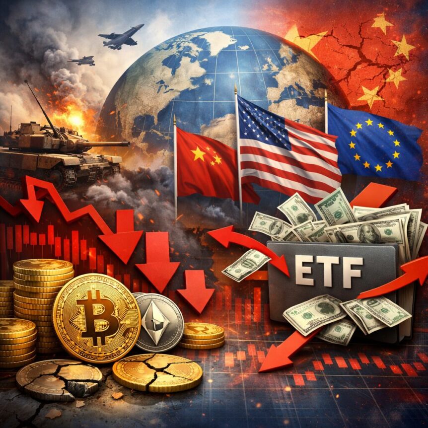 Global Tensions And Etf Outflows Impact Cryptocurrency Market Sentiment