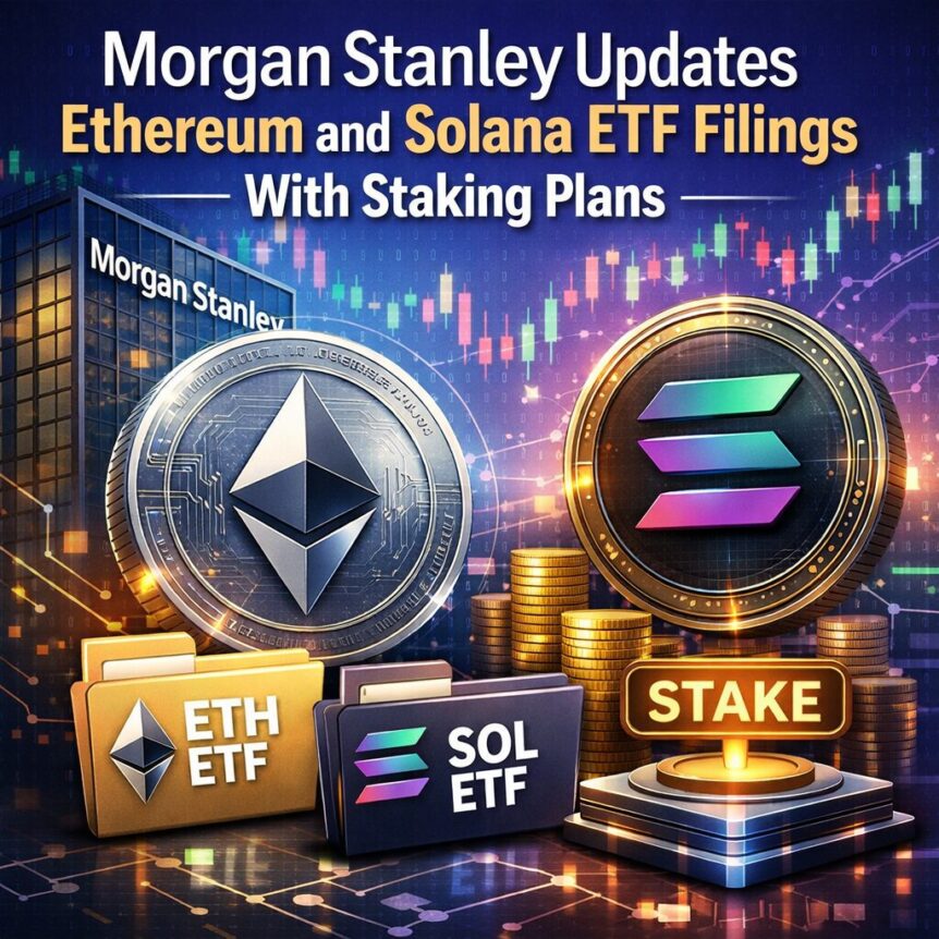 Morgan Stanley Updates Ethereum And Solana Etf Filings With Staking Plans