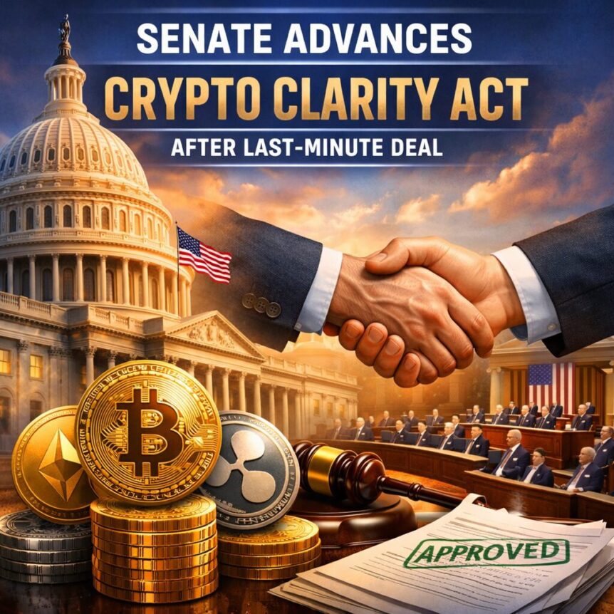 Senate Advances Crypto Clarity Act After Last Minute Deal